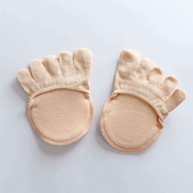 Five-toe Socks Half-shoe Socks Sponge Pad Invisible Socks Toe High Heel Socks