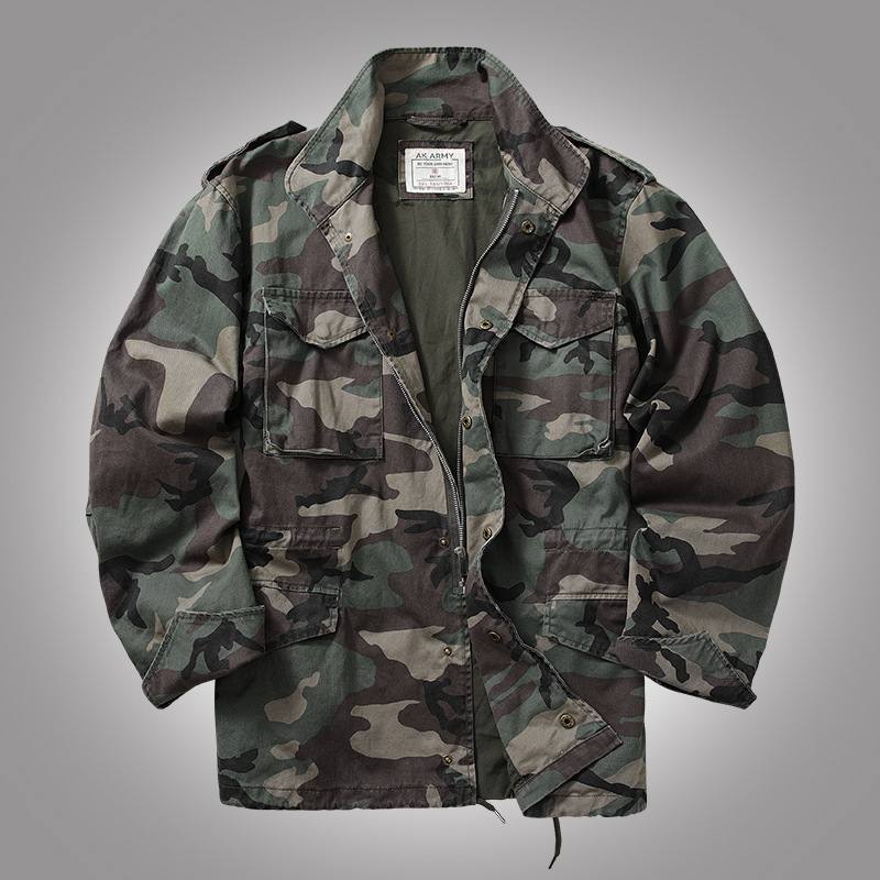 American Retro Workwear Jacket For Men