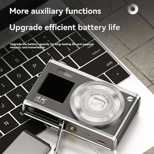 4K HD Optical Zoom Digital Camera, 64 Million Pixels