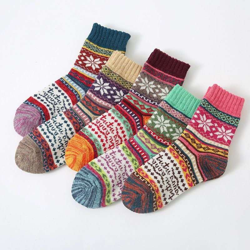 Men's Casual Thickened Thermal Wool Socks