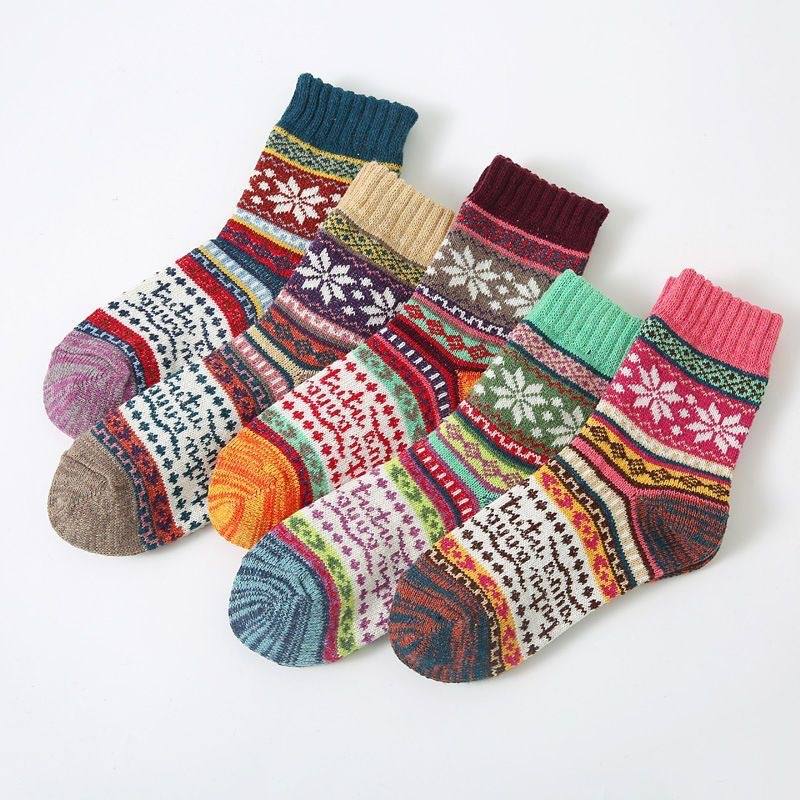 Men's Casual Thickened Thermal Wool Socks