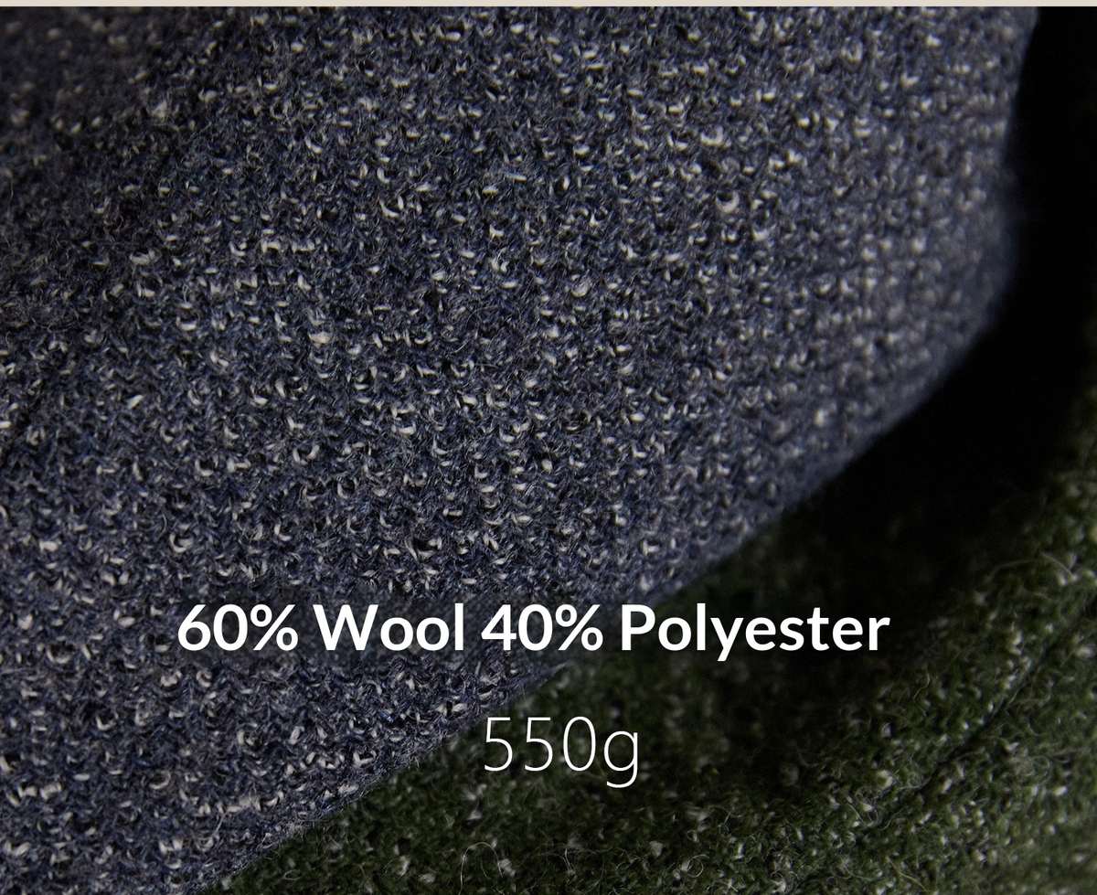 Wool Heavyweight Blazer Vintage Gentleman's Style Slim Fit
