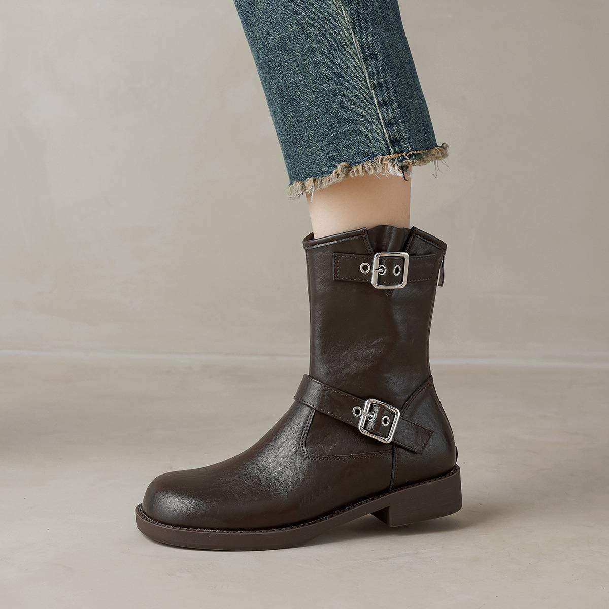Autumn Womens British Style Boots