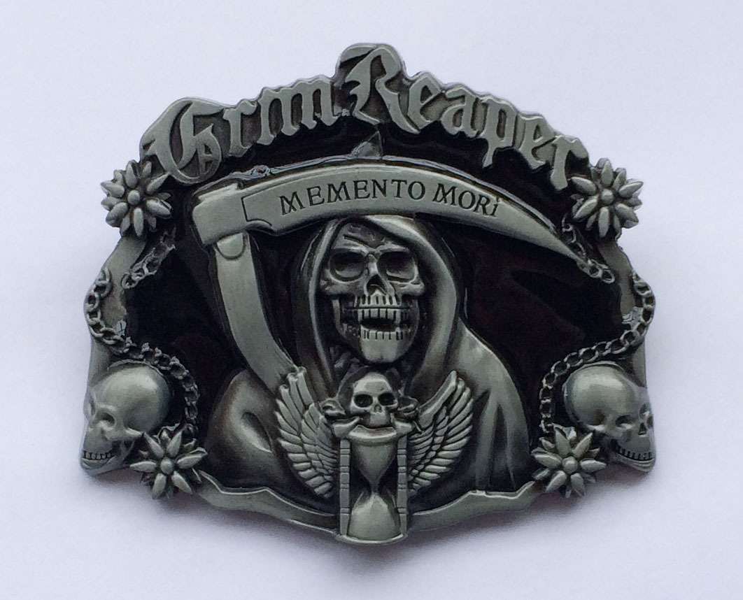 Red Ghost Head Series Belt Buckle