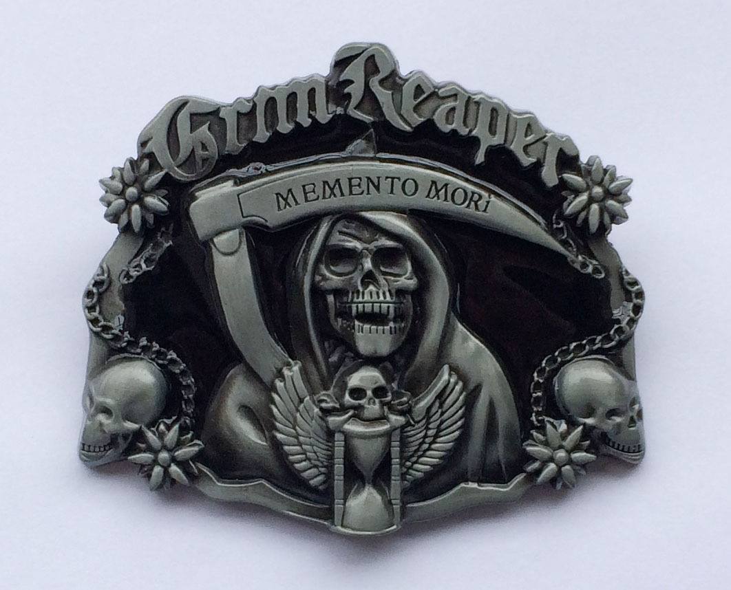 Red Ghost Head Series Belt Buckle