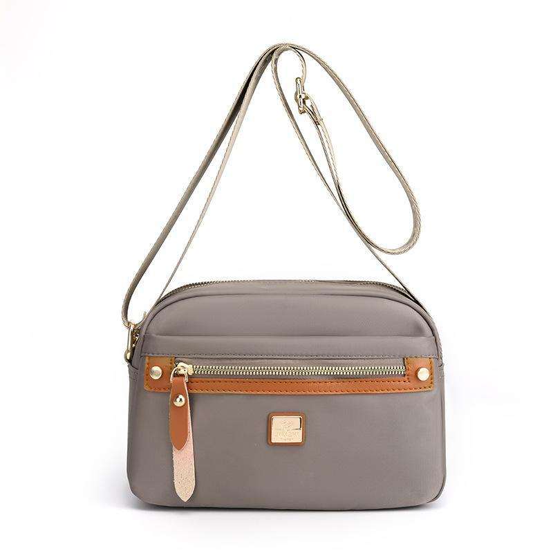 Solid-color Nylon Crossbody Womens Shoulder Bag