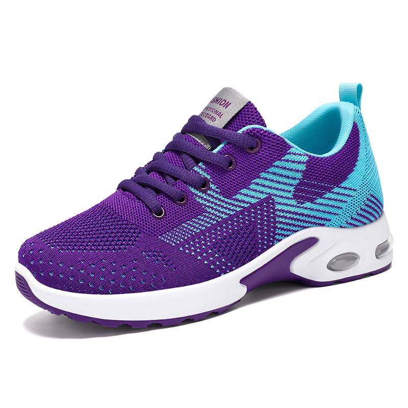Womens Flyknit Mesh Shoes In Plus Sizes Comfortable Running Shoes