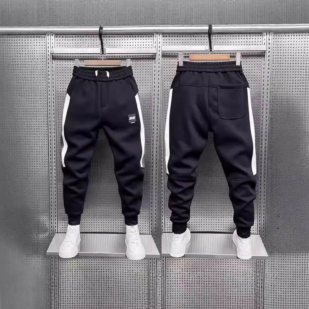 Casual Jogger Pants With Elastic Cuffsversatile Loose-fitting And On-trend