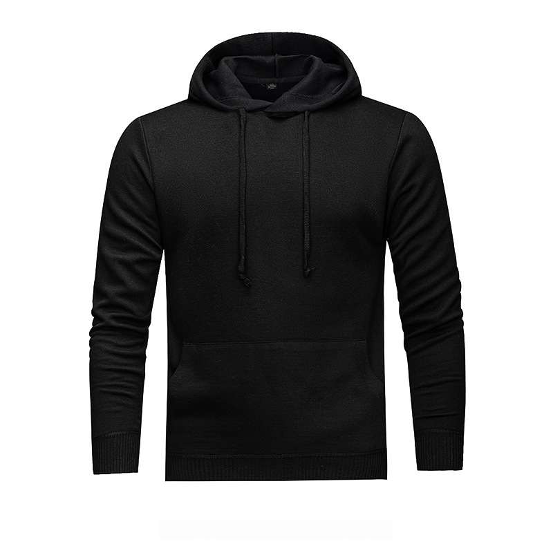 Solid Color Hooded Long Sleeve Sweatshirtsimple Everyday And Versatile