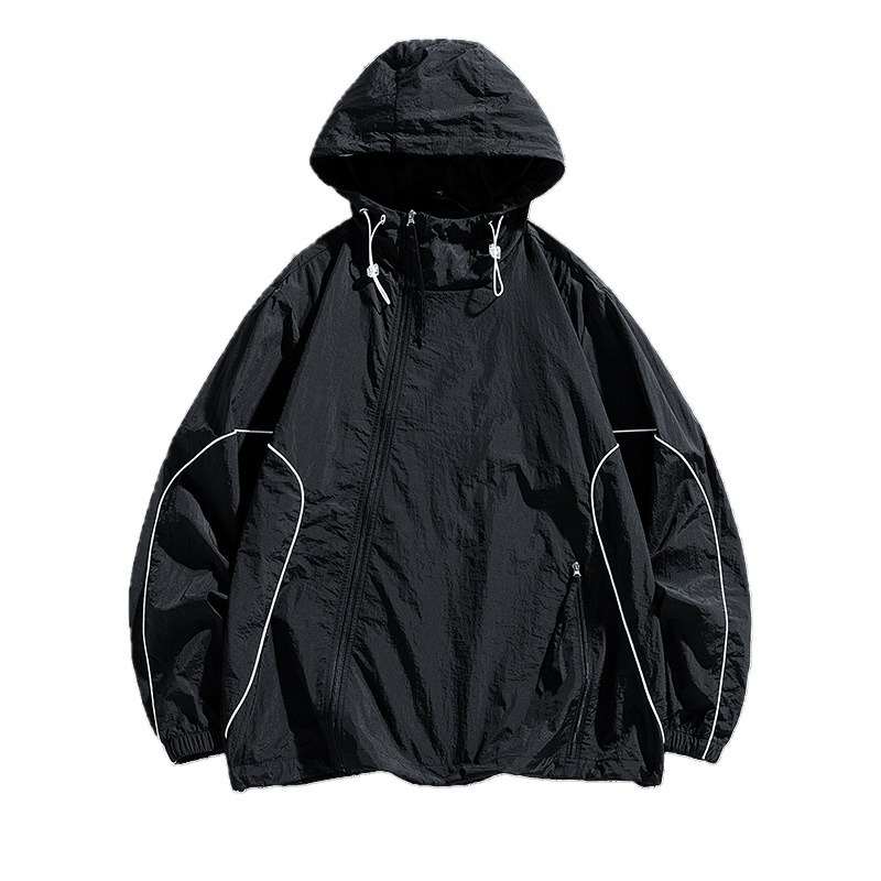 Summer Lightweight UV-protective Hooded Jacket Loose-fitting Outerwear