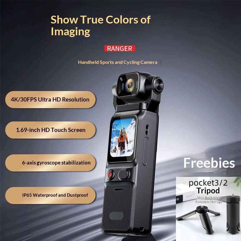 4K Ultra-HD Waterproof Anti-Shake Touchscreen Outdoor Action Camera