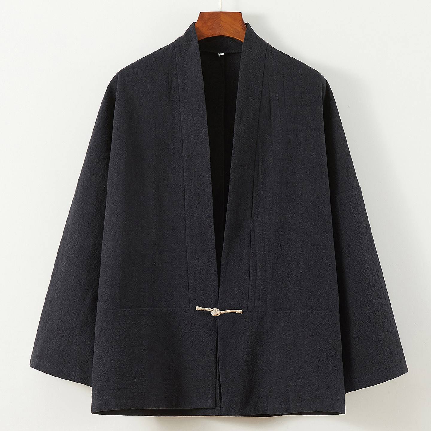 Chinese-style Tang Suit Jacket With Butterfly-knot Buttons And Wide Sleeves