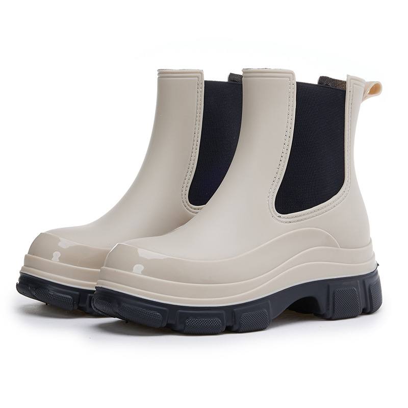 New Martin Rain Boots With Thick Soles Made Of Waterproof Plastic
