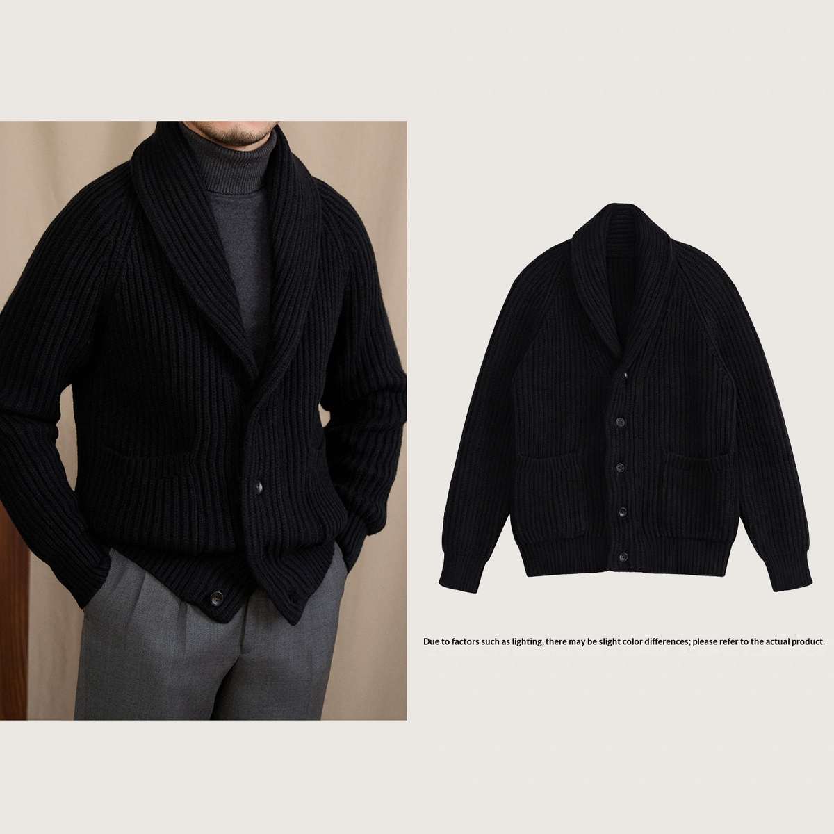 Casual Warm And Stylish Mens Commuter Sweater Cardigan