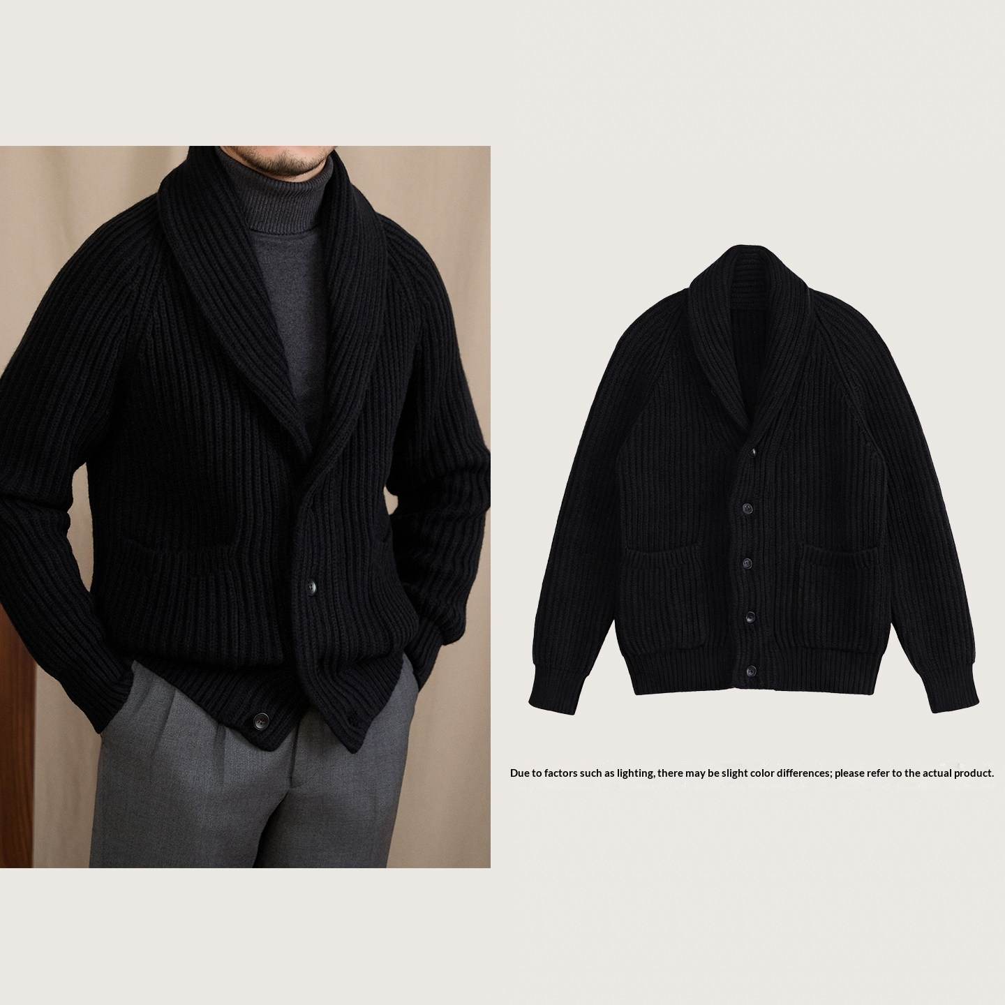 Casual Warm And Stylish Mens Commuter Sweater Cardigan