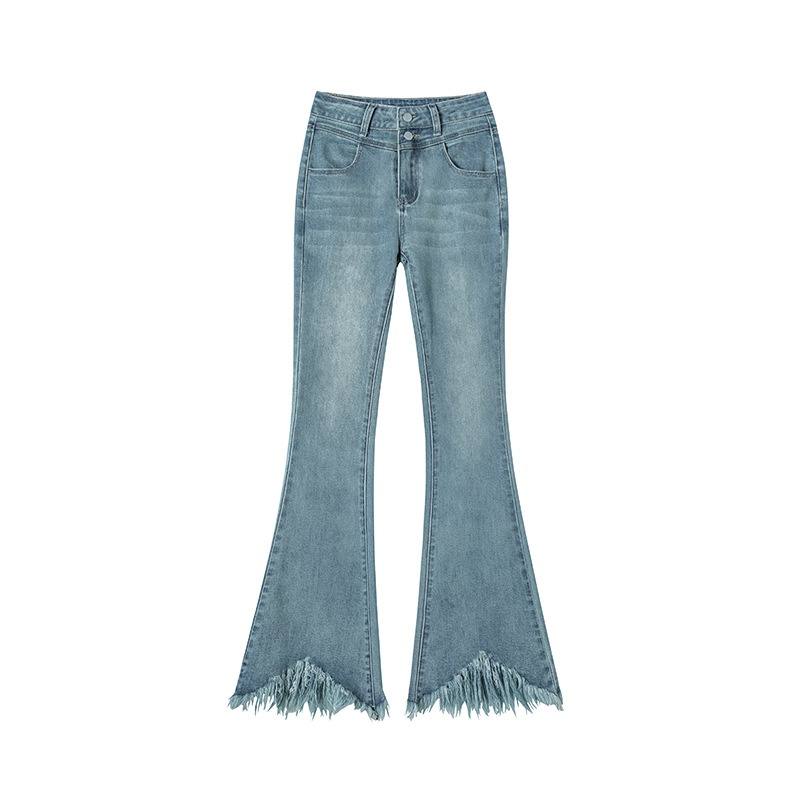Retro Fleece Lined High Waisted Flare Pants