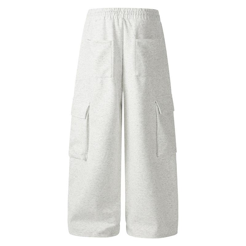 Womens Casual Pants With American-Style Rhinestone Stars And Large Pockets