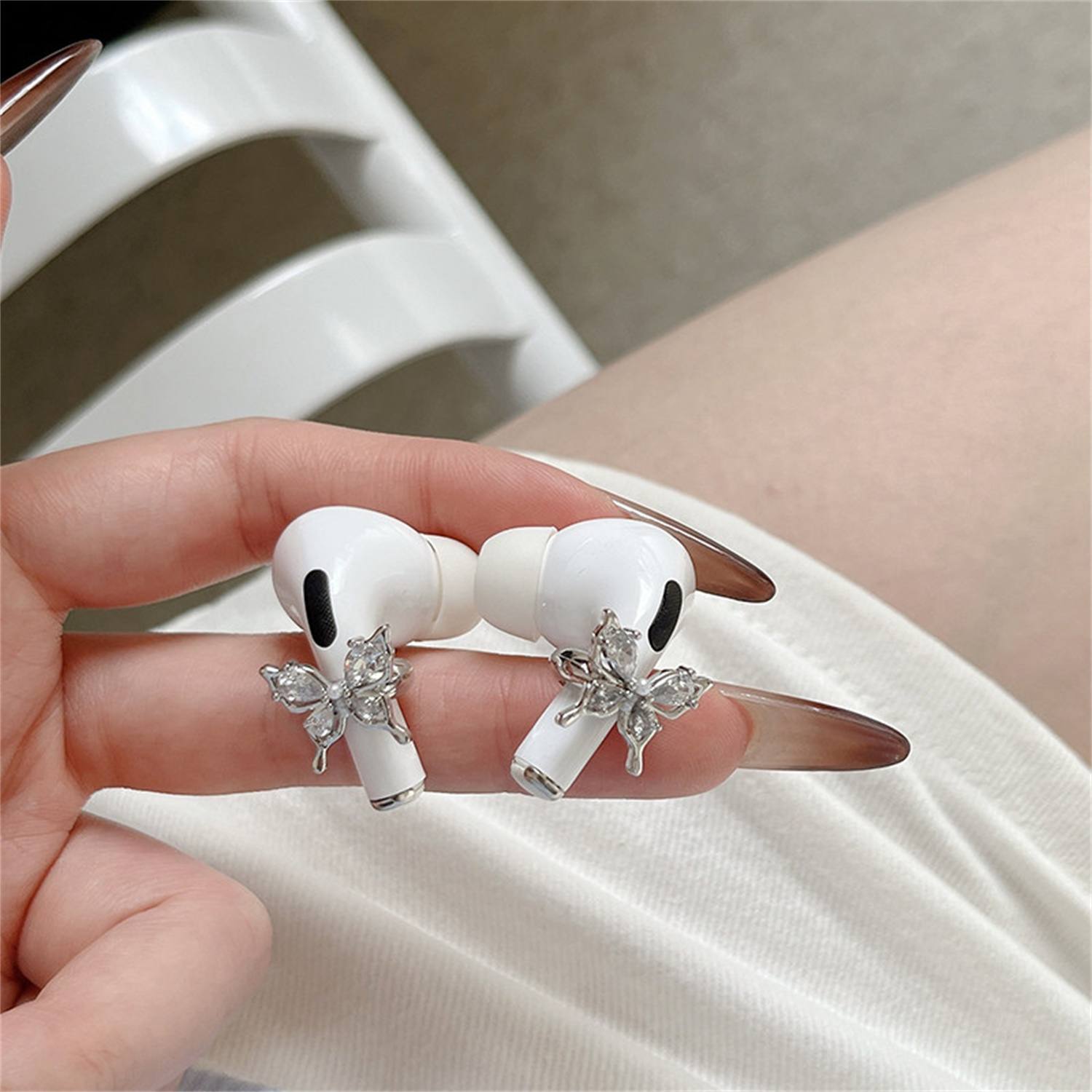 Ear Buckle Ornament Earphone Set Bow