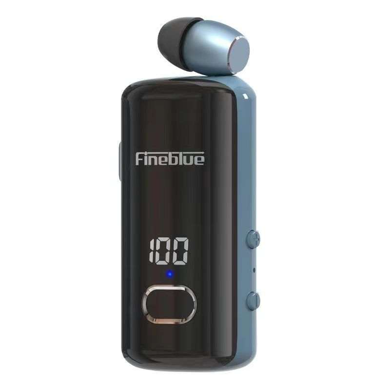 F580 Lapel-Style Wireless Bluetooth Earphones
