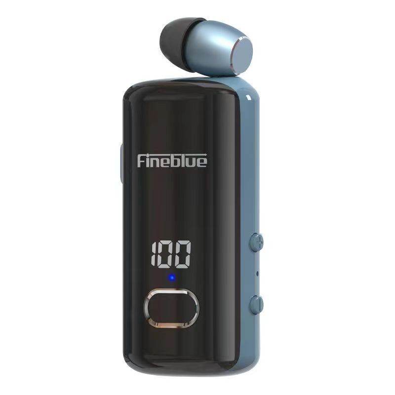 F580 Lapel-Style Wireless Bluetooth Earphones