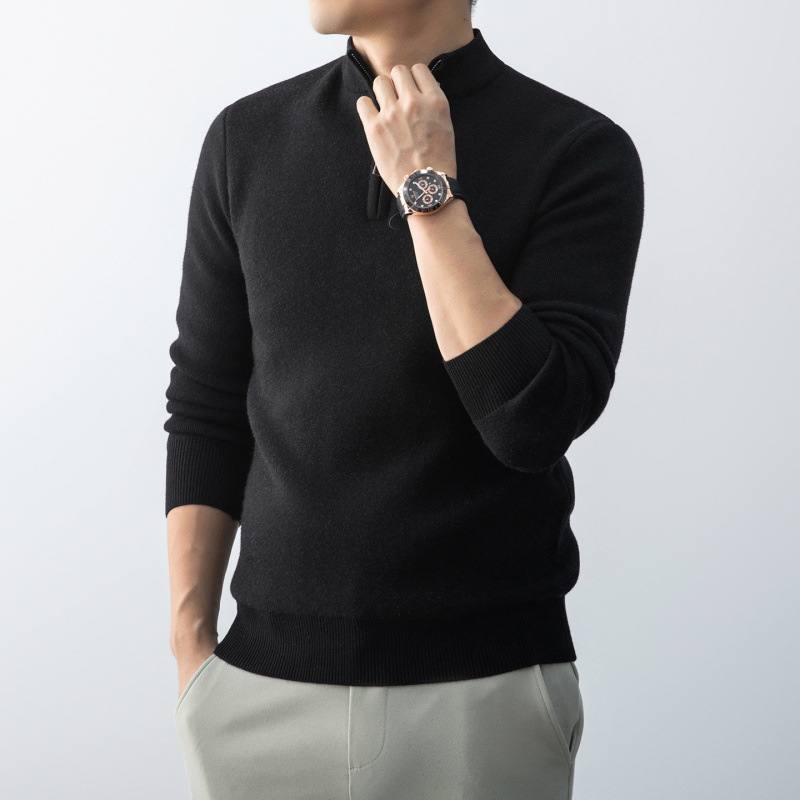 Simple AutumnWinter Mens Sweater Pullover Casual Knitwear