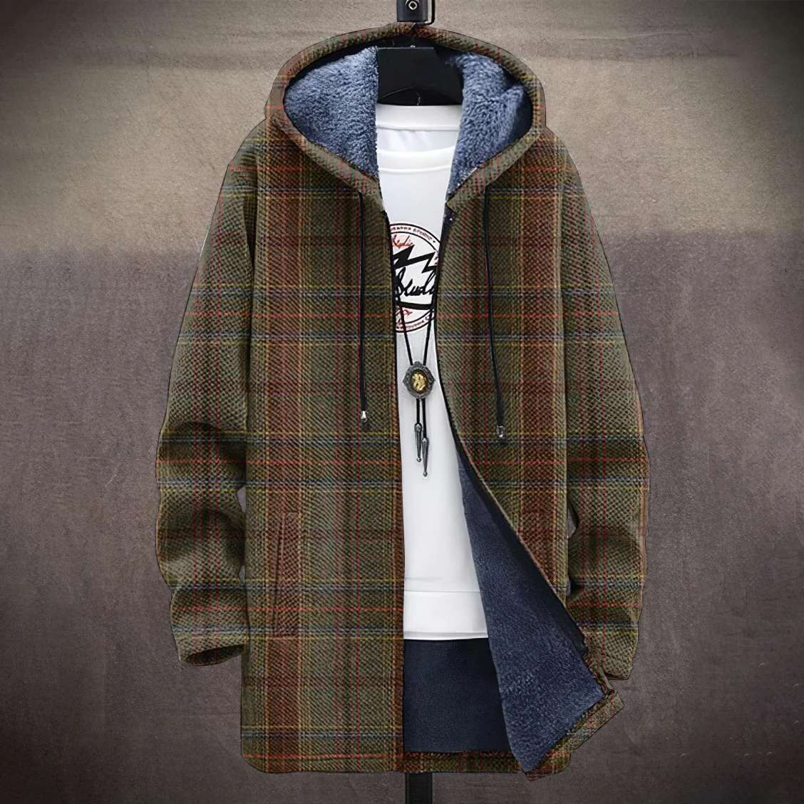 Fashion Digital Printing Fleece Padded Coat Jacket