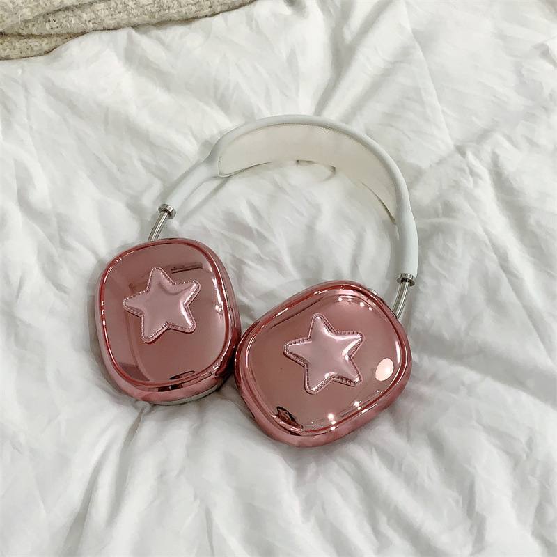 Ins-plated 3D Star shaped Earphone Case