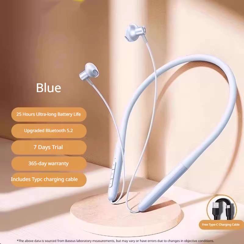 Sports Neckband Running Wireless Noise-canceling Long Battery Life Bluetooth Headphones