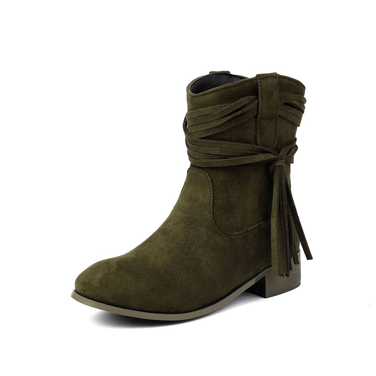 Tassel Women's Casual Ankle Boots