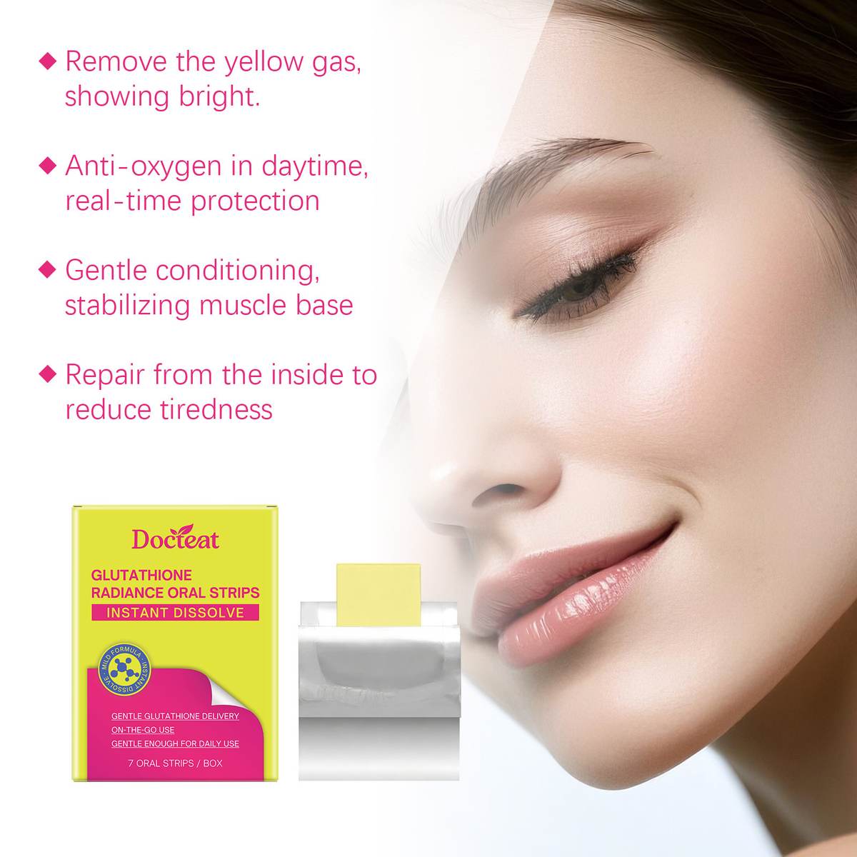 Glutathione Brightening Oral Patches