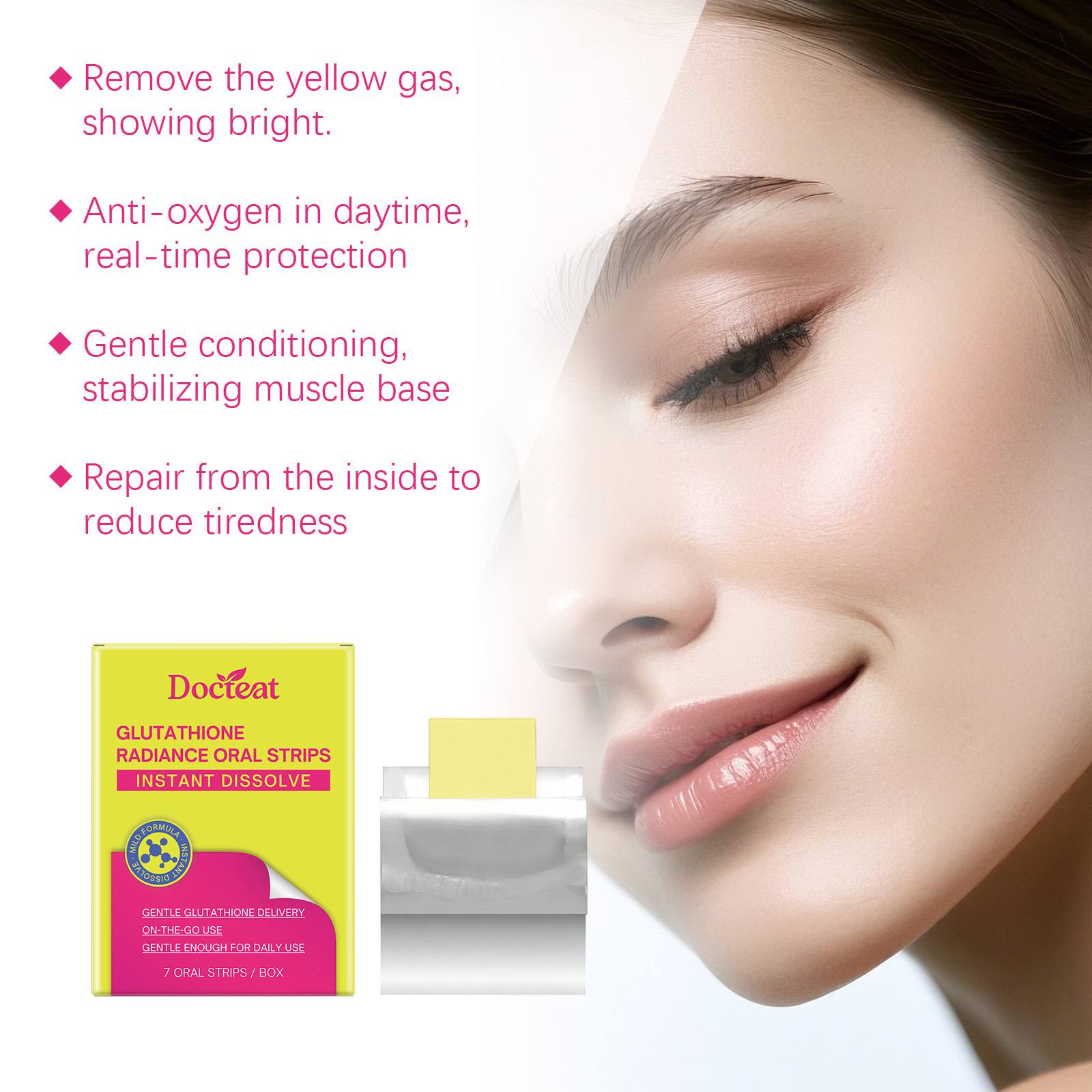 Glutathione Brightening Oral Patches