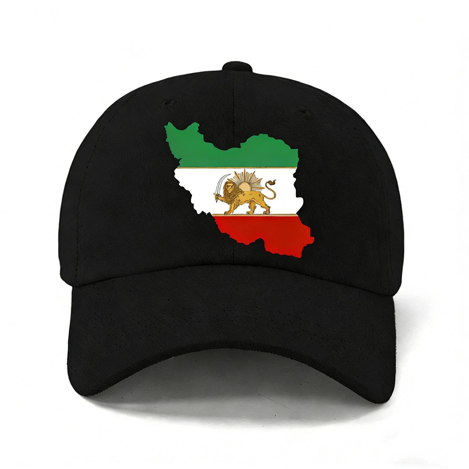 Men's Retro White Baseball Soft-Brim Hat