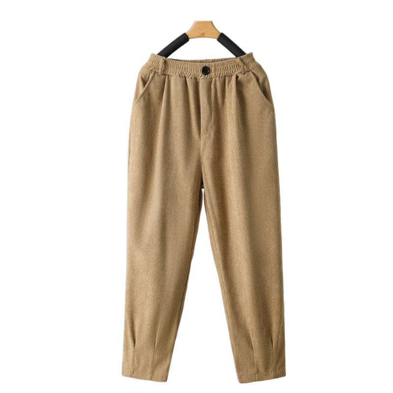 New Style Retro Corduroy Casual Pants Wide-leg