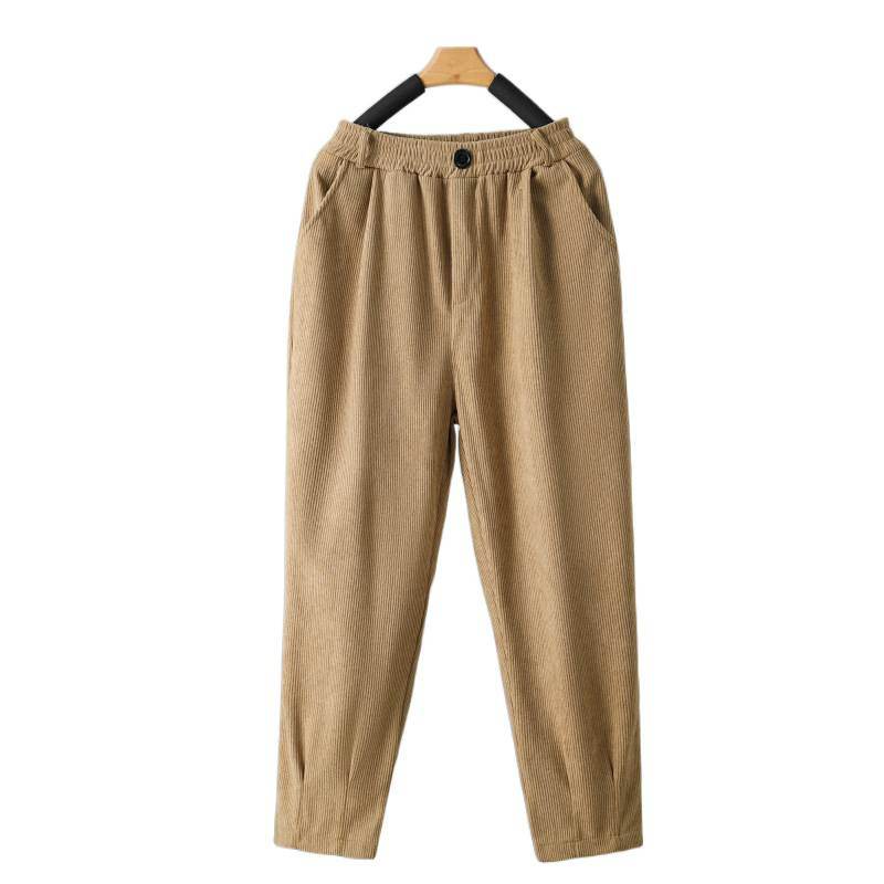 New Style Retro Corduroy Casual Pants Wide-leg