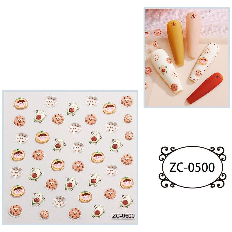 Creative Stickers Cute 3D Jelly Soft-Plastic Embossed Decals