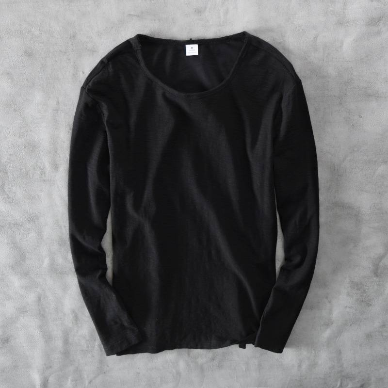 Men's Fashionable Casual All-Match Crewneck Long-Sleeve