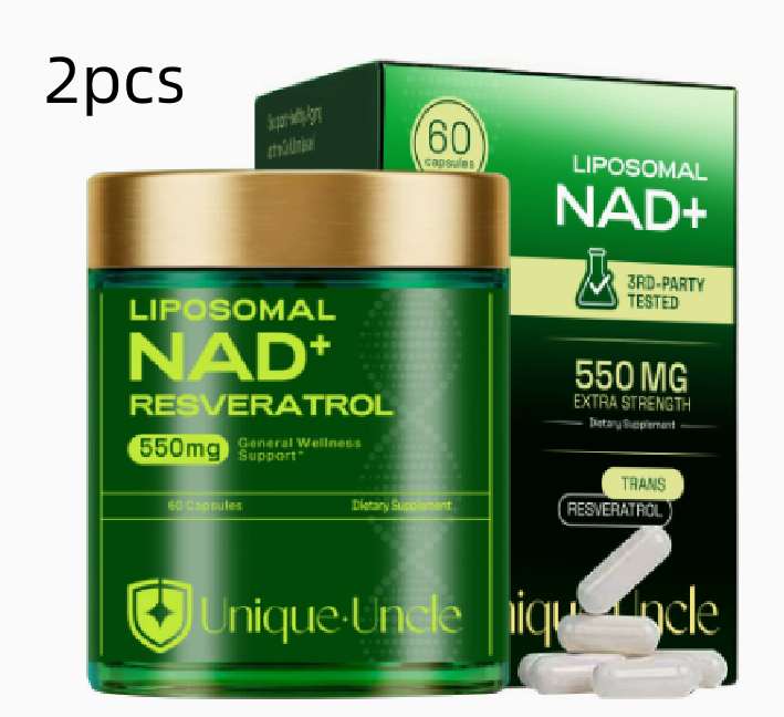 Ginger And Curcuma Root Liposome NAD Capsules