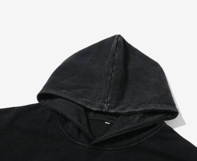 360g Heavy Cotton Distressed Washed Hoodie Drop-shoulder Loose Fit Sweatshirt