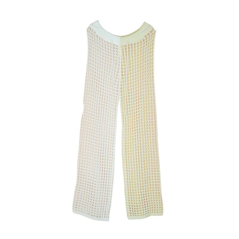 Hand-knitted Wide-leg Sun-protection Beach Pants