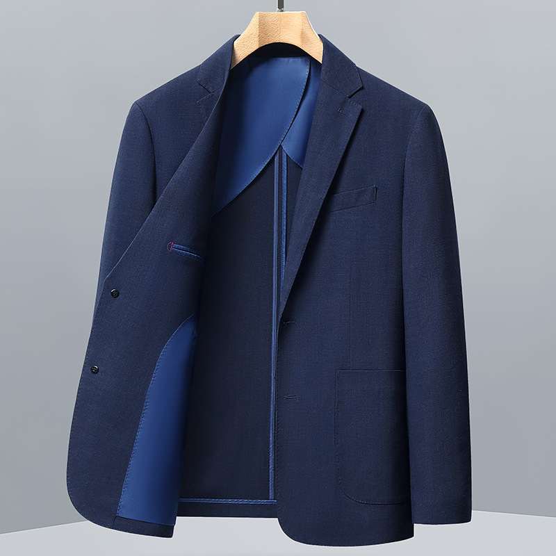 Men's Casual Suit Korean-Style Slim-Fit Single-Breasted Blazer Top