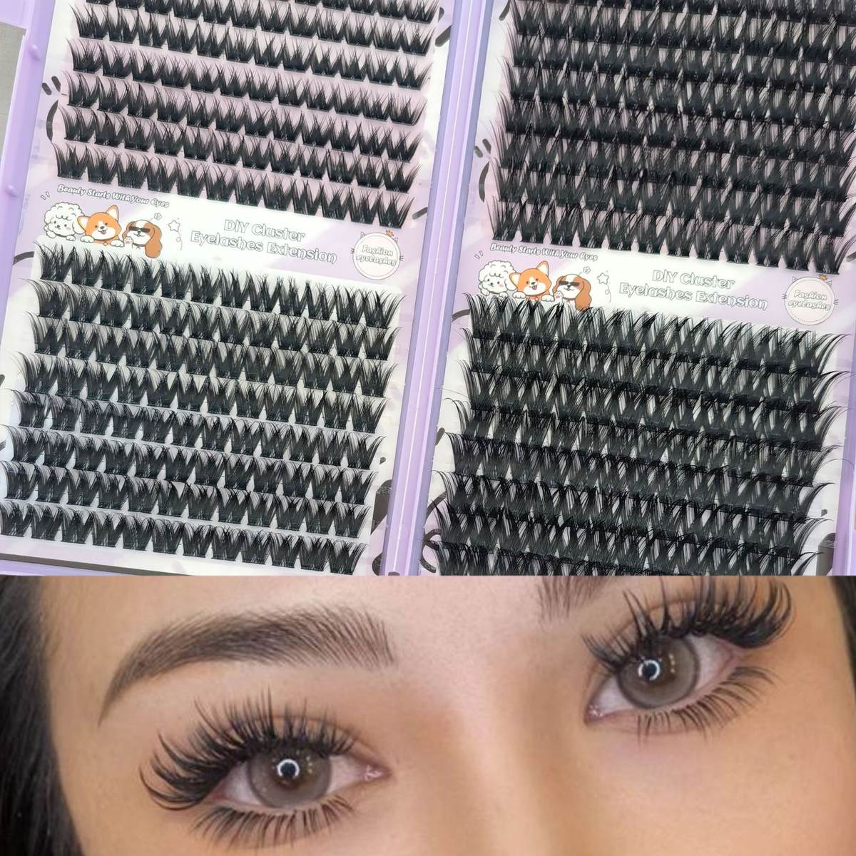 European And American-style Dense New False Eyelashes