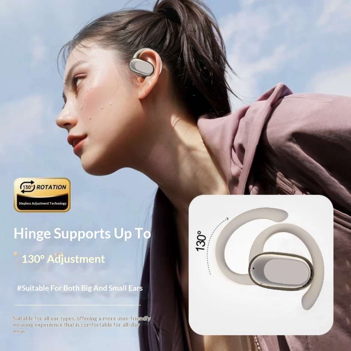 3D Surround HD Call Noise-canceling Long-lasting Bluetooth Headphones