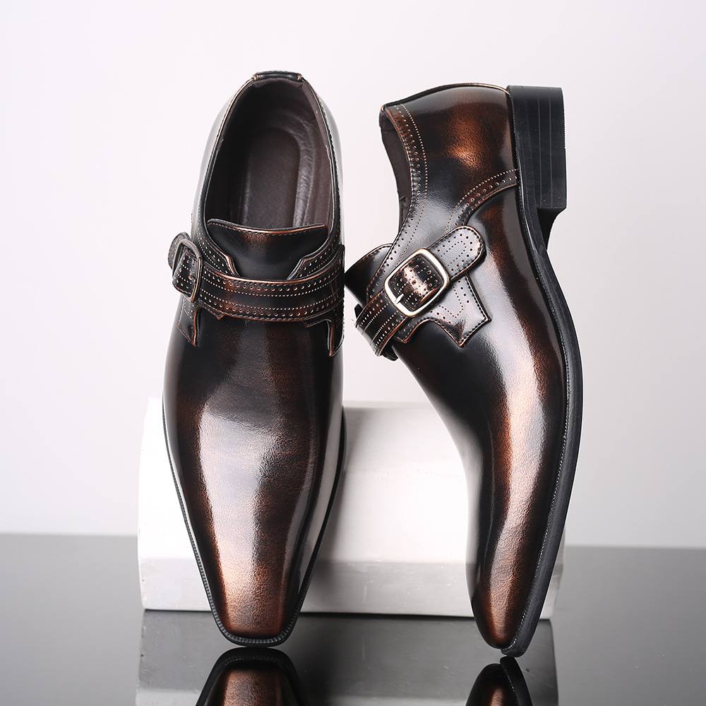 Business-casual Formal Mens Leather Shoes