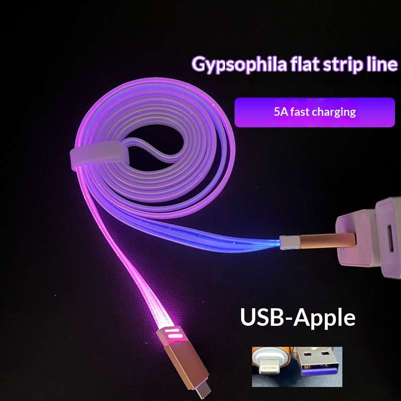 6A Starry Sky Glowing Car Charging Data Cable