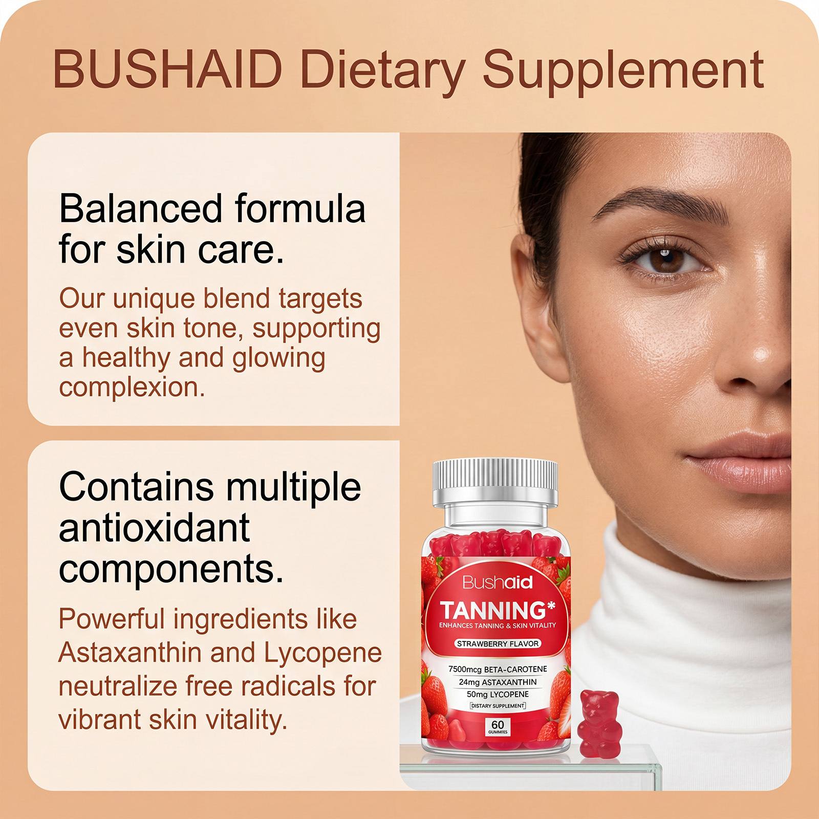 Nutritional Soft Candy With Even And Bright Skin Feeling