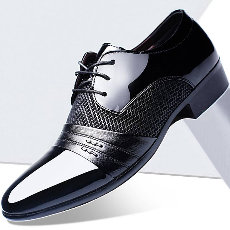 Fashionable Korean-style Leather Shoes For Men