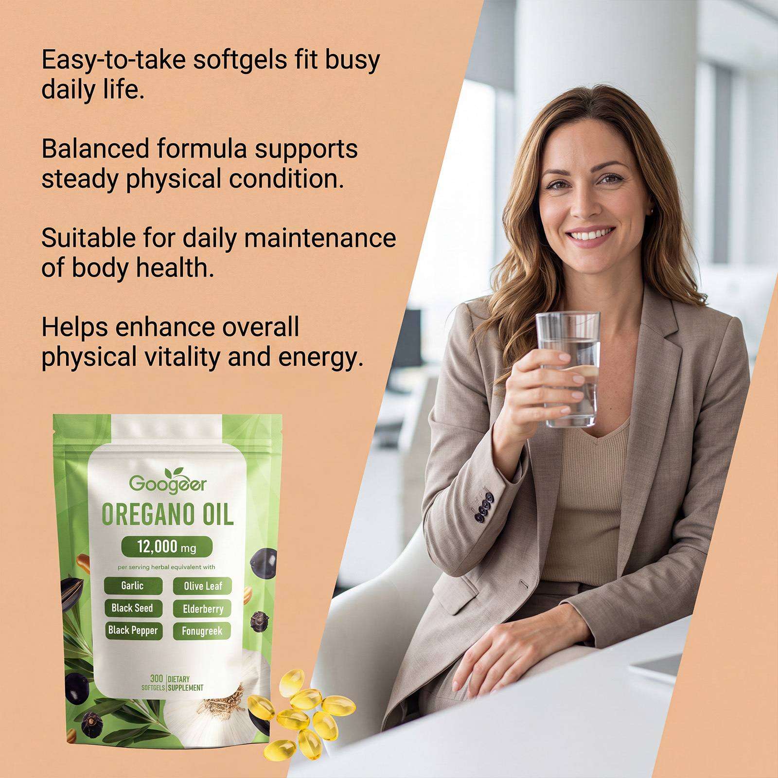 Oregano Oil Compound Nutrition Soft Capsule