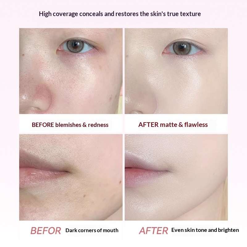 Air-cushion BB Cream Lightweight, Sheer Coverage, Long-lasting, And Smudge-proof Foundation