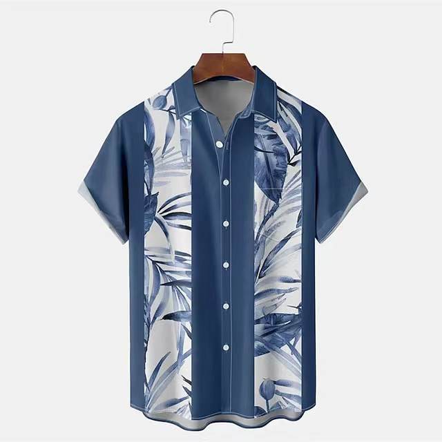 Summer Men's Short-sleeve Hawaiian Shirt