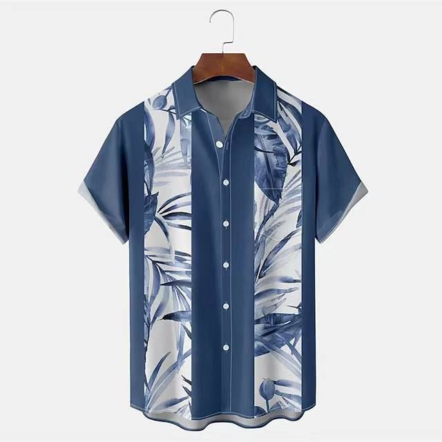 Summer Men's Short-sleeve Hawaiian Shirt